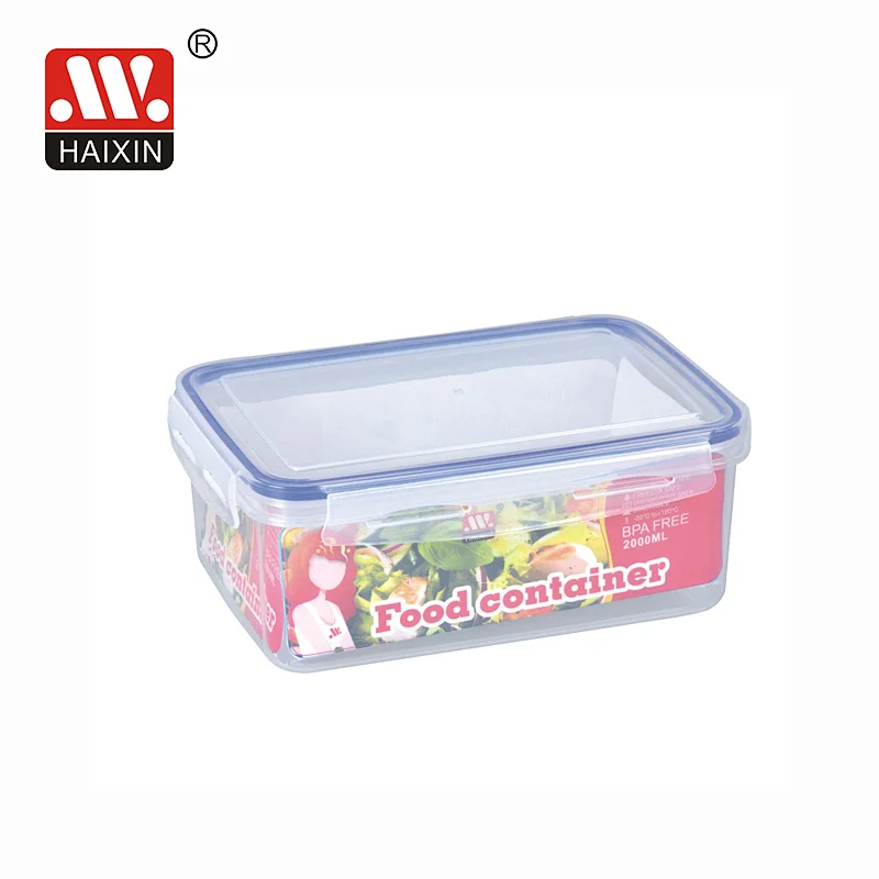 1.7L rectangle airtight food container with snaplock