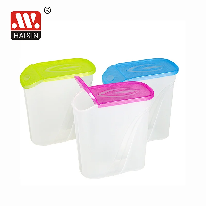 Tall Oval Kitchen Organization Bulk Food Container with Pouring Lid Series