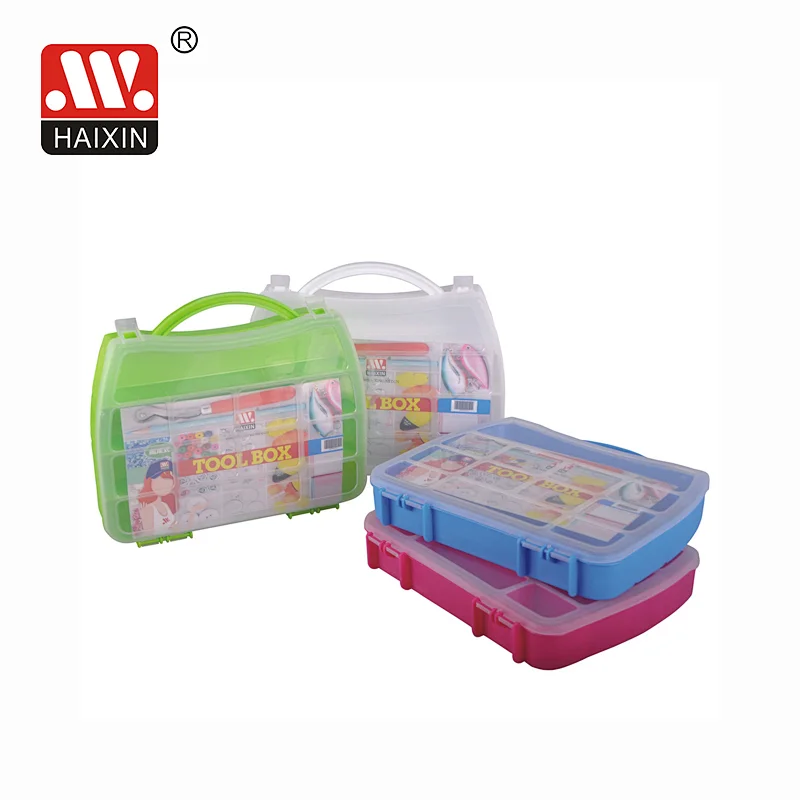 TOOL BOX Jewelry Organizer Grid Organizer Plastic Storage Box