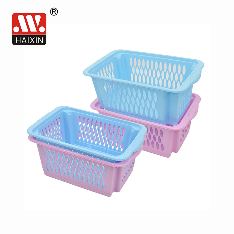 Stackable Basket Storage Plastic Kitchen Office Organizer Plastics Tray Baskets