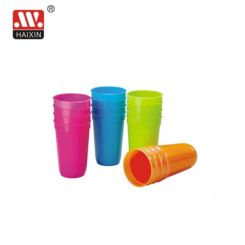 4 pcs 830ML PP glass set picnic tableware BPA free