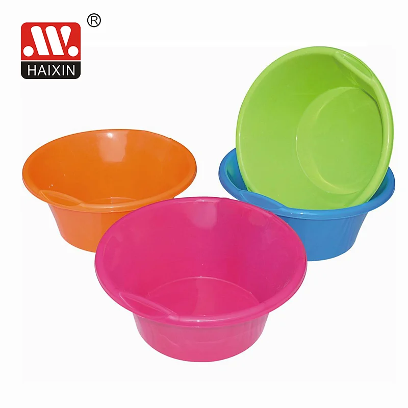 Multi Color Round Plastic Wash Basin Series