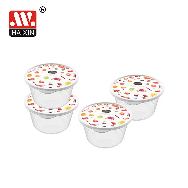 1L Multi-Use Portable IML In Mold Labeling Storage Containers Set
