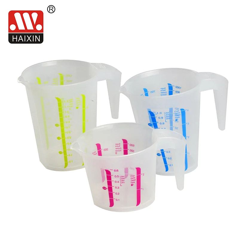 Color Heat-resistant Measuring Cup with Angled Grip and Spout Series