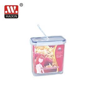 3.5L rectangle airtight food storeage container with snaplock