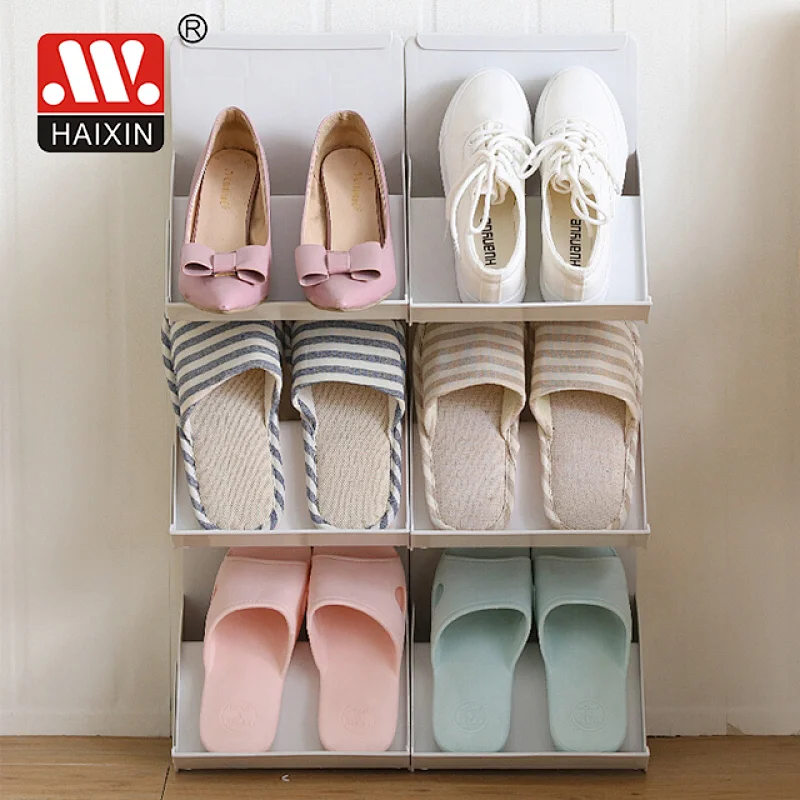 Haixing Hot Sale Stackable Shoes Rack for Storage or Organizer