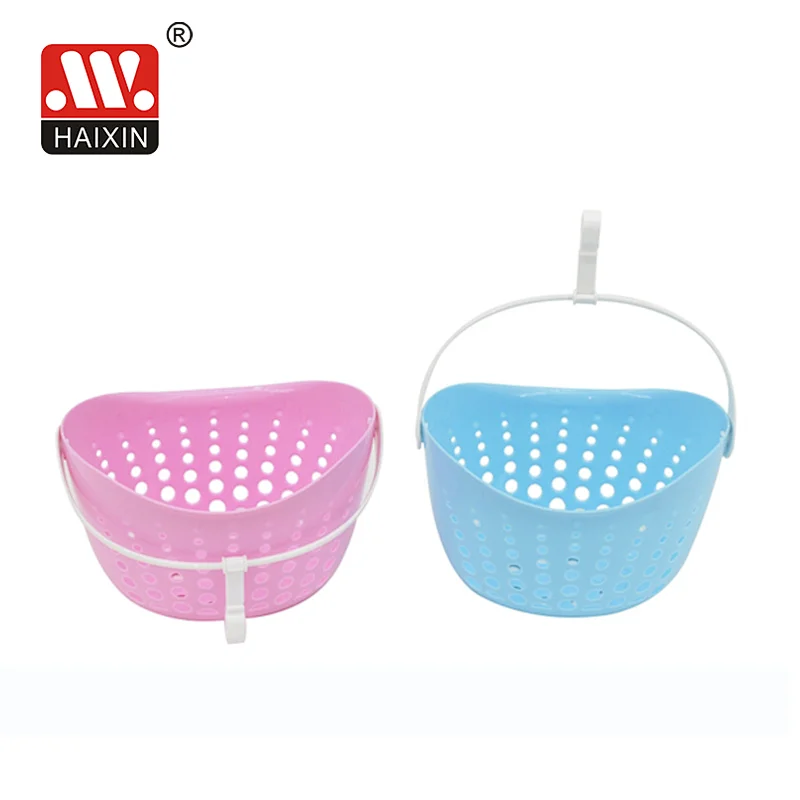 Plastic Oval Shape Organizer Baskets With Hook Multipurpose Storage Organizer