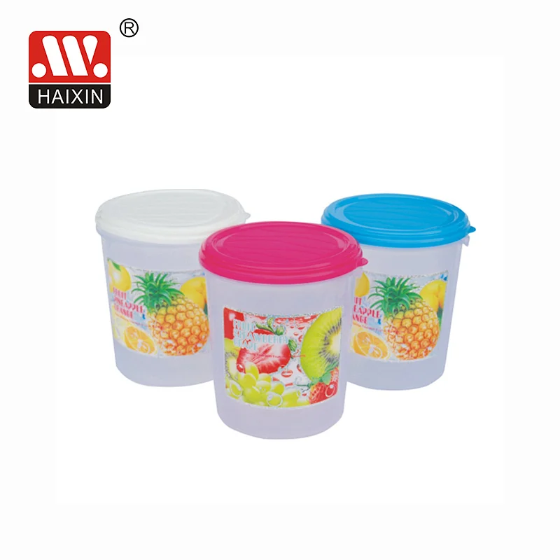 Round Airtight Dry Food Storage Container with Lid Series