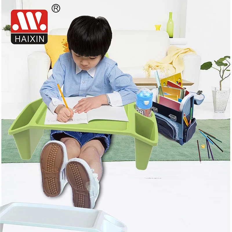 School Plastic Kids Lap Study Desk with Storage