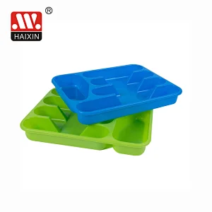 5 pcs version plastic colander knife fork Set plate cutlery holder