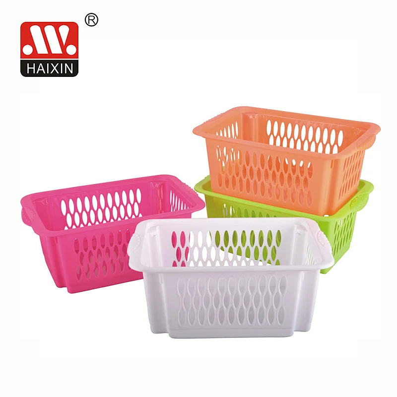 Stackable Basket Storage Plastic Kitchen Office Organizer Plastics Tray Baskets