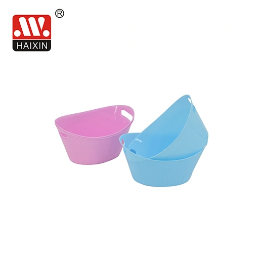 colorful plastic bins