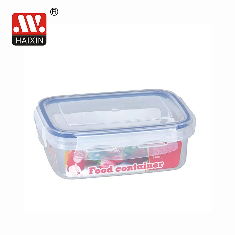 0.45L rectangle airtight food container with snaplock