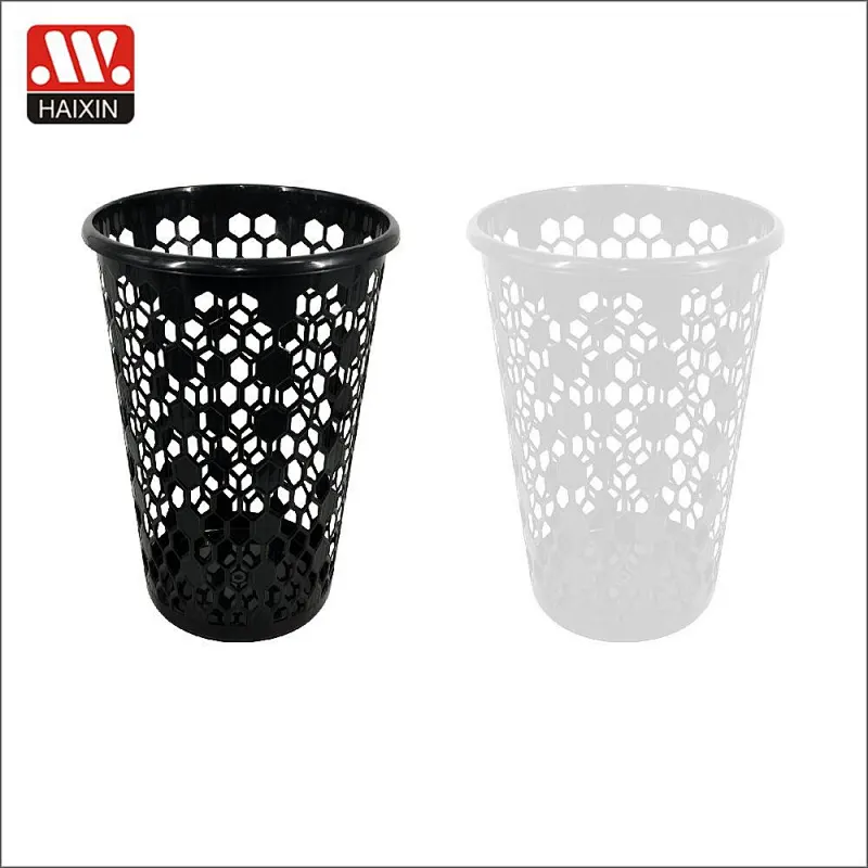 Laundry Basket Without Lid Large Dirty Clothes Storage Basket In Prismatic Shape 51L