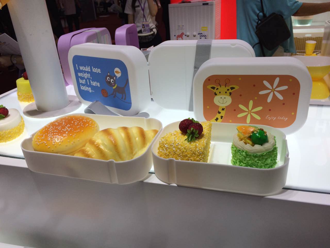 High quality customized 3D printing new style hot sale plastic kids bento lunch box for kids children