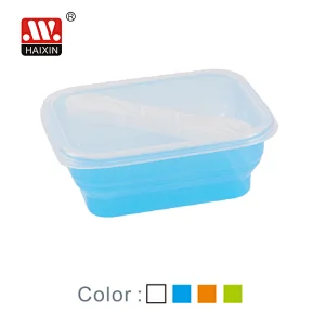 950ml Small Plastic Baby Food Box Storage Container with Lid & Spoon Set