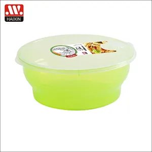 3Pcs Reusable 1-Compartment Bento Snack Boxes with Air Hole