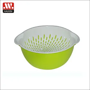 3.3/4.7/6.2L Plastic colander bowl set