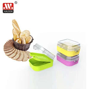 Plastic Sandwich bread server with 2 layers