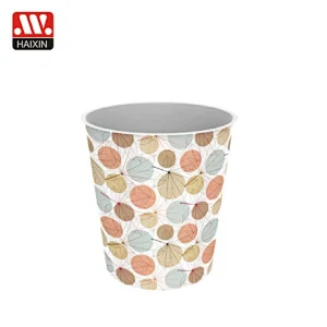 Plastic garbage bin GARBAGE BIN 5.5L IML STACKABLE FLEXIBLE GARBAGE BIN ROUND