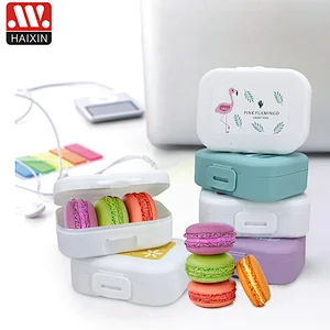 Plastic Bread box with click button and printing