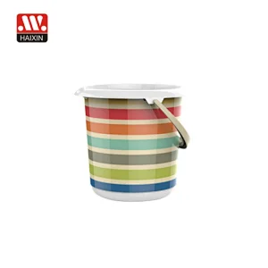 In mold labeling plastic storage basket rainbow storage box  rectangle