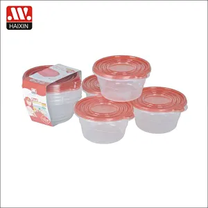 Set 15 Plastic Storage Food Containers with Racer Red Lid
