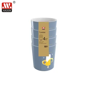 Plastic Water Tumbler Reusable BPA Free 0.28L