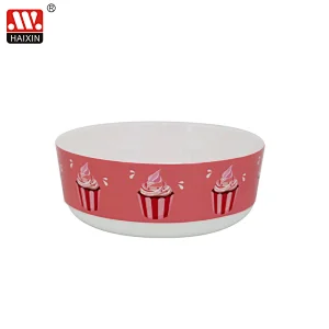 1.1L Plastic Bowls for Cereal or Salad with Printing