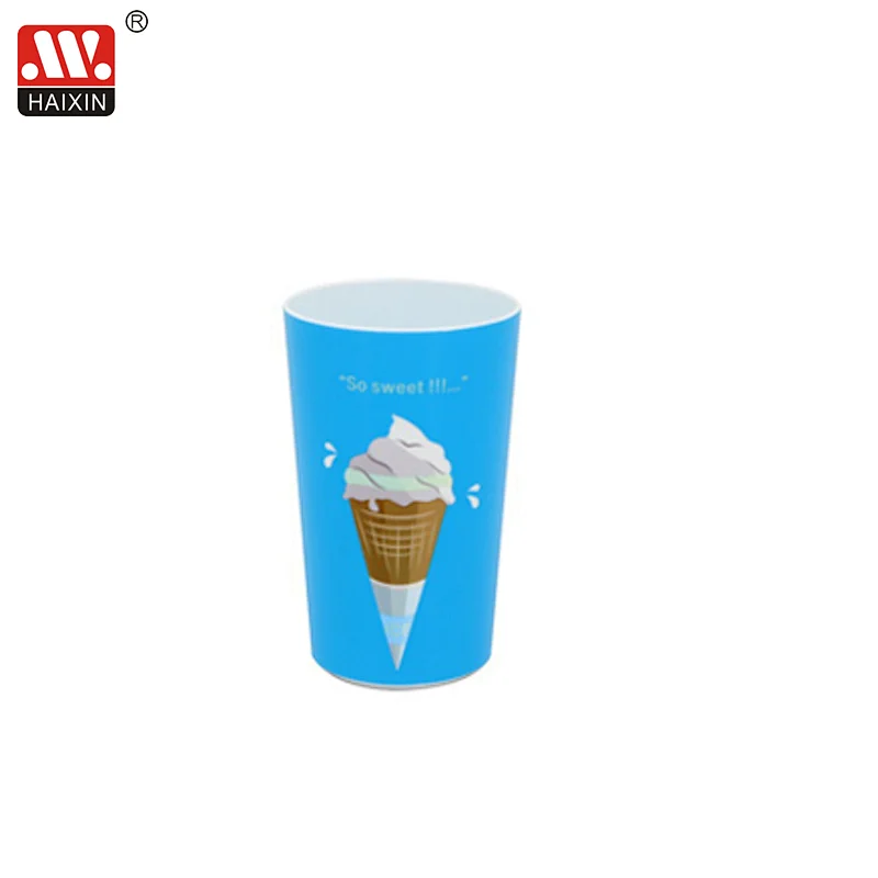 Plastic Water Tumbler Reusable BPA Free 0.38L
