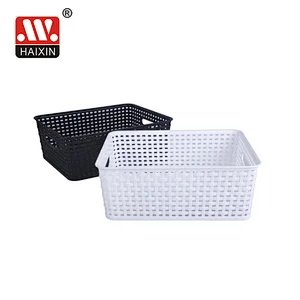 New Design rectangular 5L basket multipurpose use plastic hollow basket