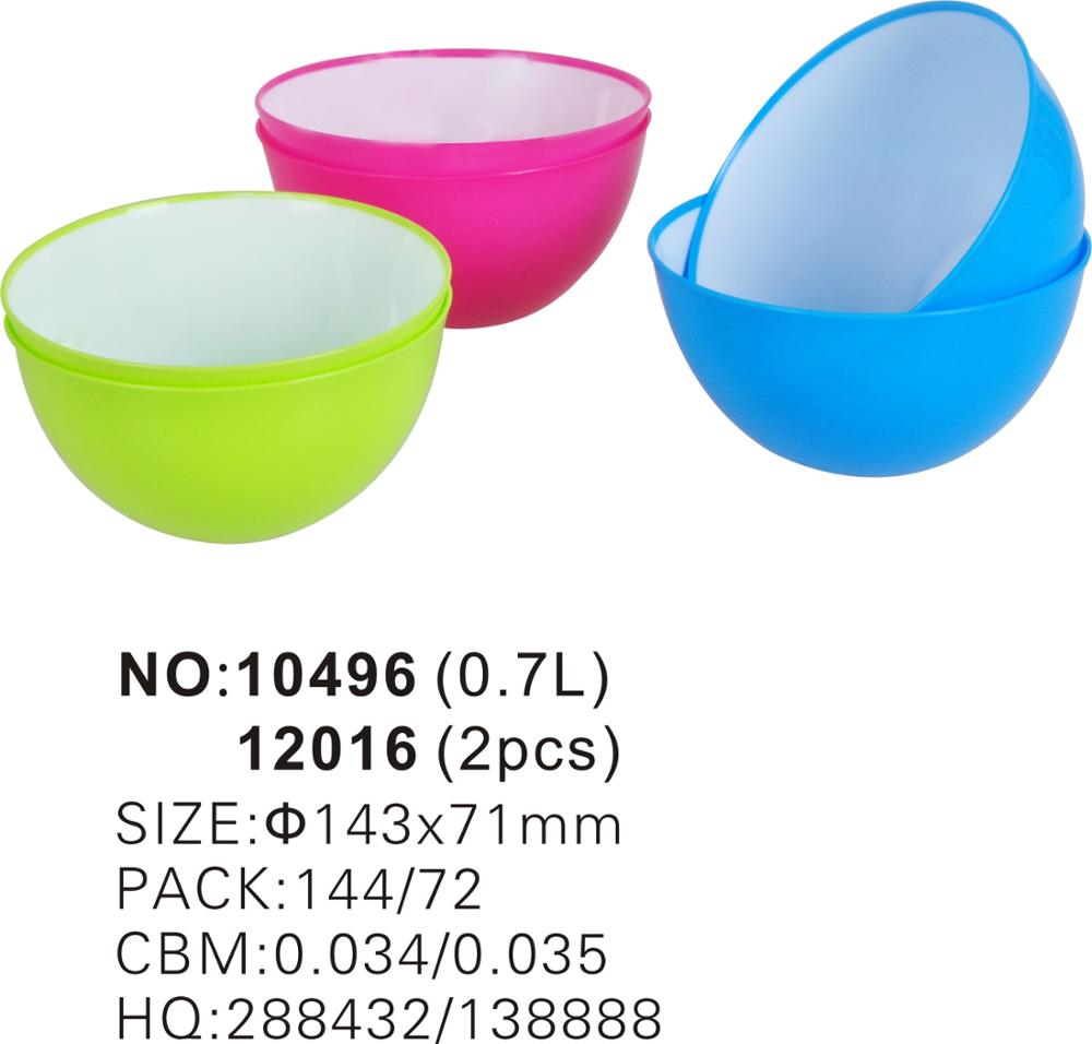 Plastic cereal bowl rice fruit pp bowl BPA free