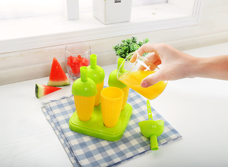 Homemade Popsicle Molds Shapes ice lolly maker plastic Frozen Ice Popsicle Maker
