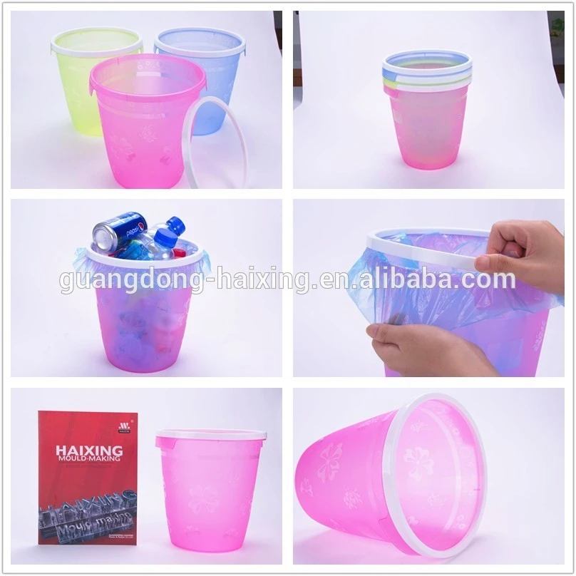 Home bedroom new mini used trash container plastic recycle waste garbage bin for trash box