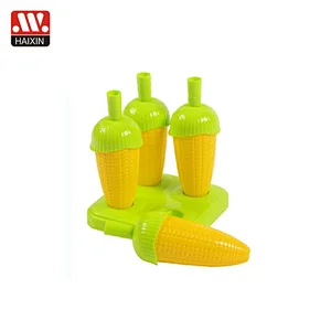 4pcs/6pcs ice-lolly traditional corn pop plastic stick molds  maker