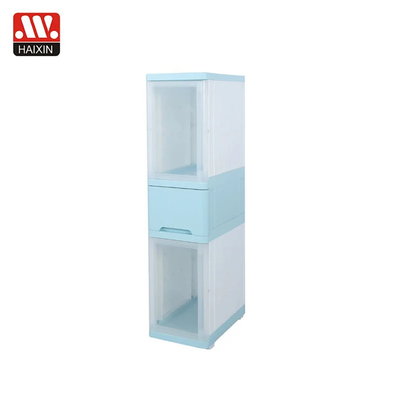 3 Drawers Plastic Clothes Storage Cabinet containers