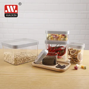 190ml Mini BPA Free Airtight Leak Proof Plastic Food Canister