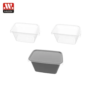 1200ml Plastic Sandwich and Salad Containers with Lids