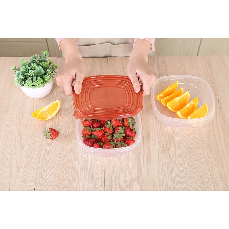 670ml BPA-Free Plastic Deli Food Storage Soup Containers With Lids