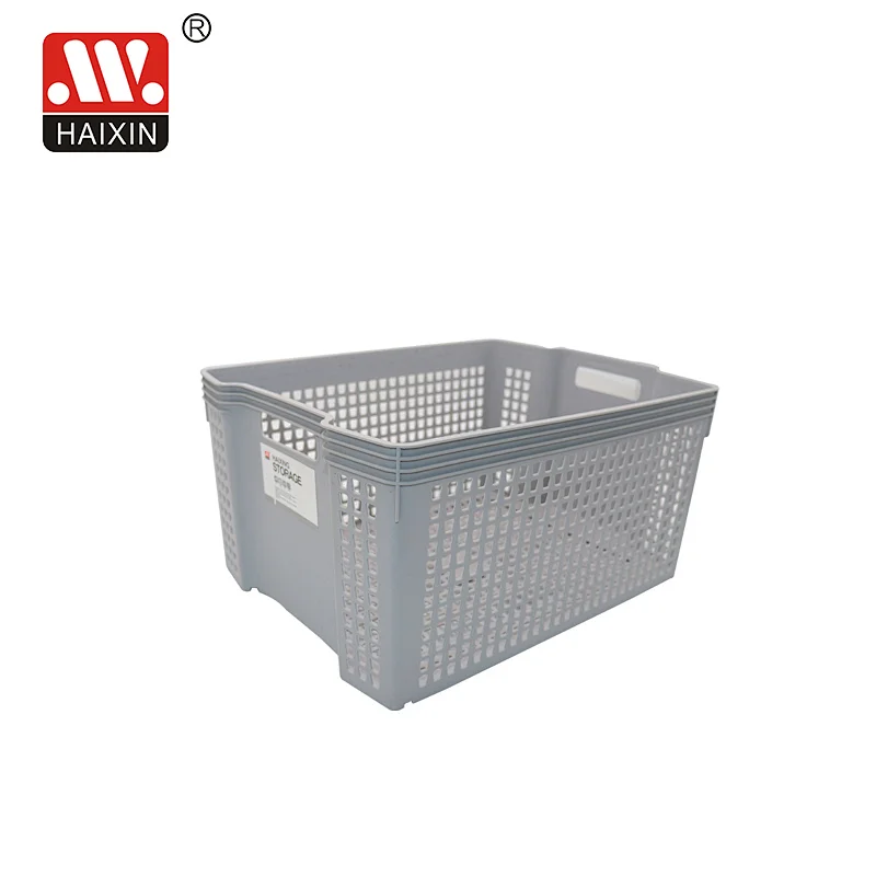 stackable PP plastic basket storage container BPA free