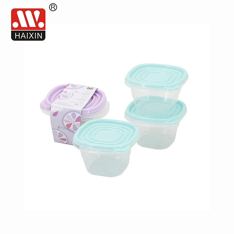 Plastic Microwavable Food Containers With Lids Reusable Storage Lunch Boxes BPA Free
