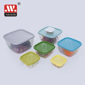 7Pcs Freezer Plastic Bento Box for Kitchen Food Storage Set