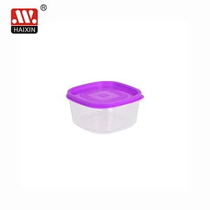 Set of 3 Square Airtight Plastic Bento Box for Food Storage