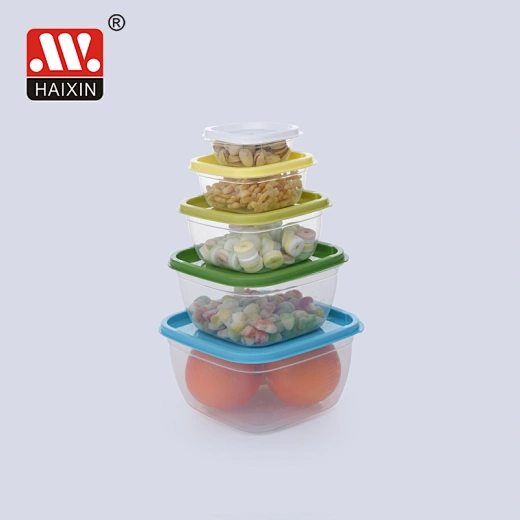 plastic containers and lids