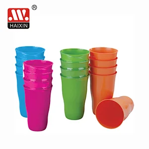 3pcs/4pcs plastic cup 770ml asscoted color kitchenware BPA free