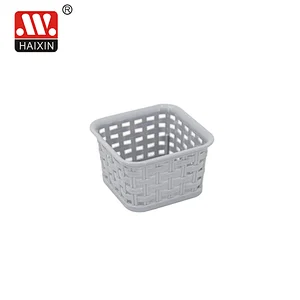 plastic handy baskets with holes bamboo pattern