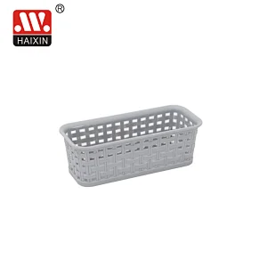 plastic handy baskets with holes bamboo pattern