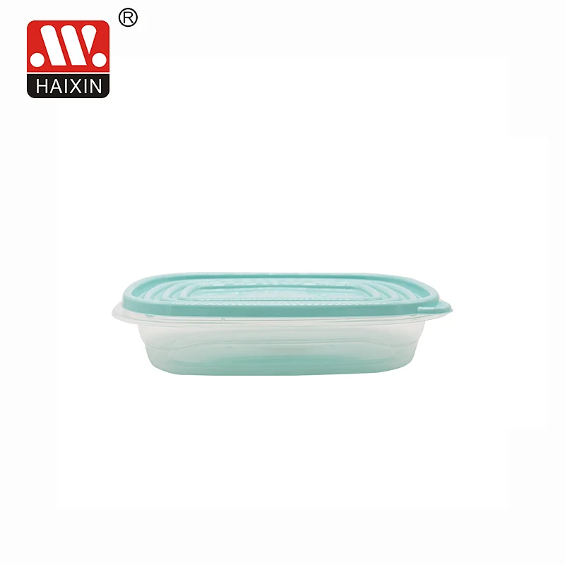 950ml Microwavable Translucent Plastic Deli Container and Lid Combo Pack