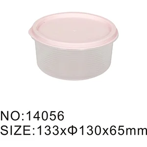 Set of 3 Seal Lid Round Plastic Food Boxes