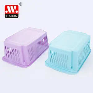 Stackable Basket Storage Plastic Kitchen Office Organizer Plastics Tray Baskets
